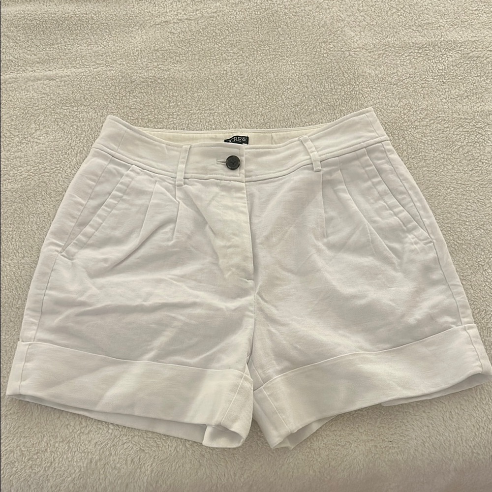 J. Crew Women's Classic White Shorts